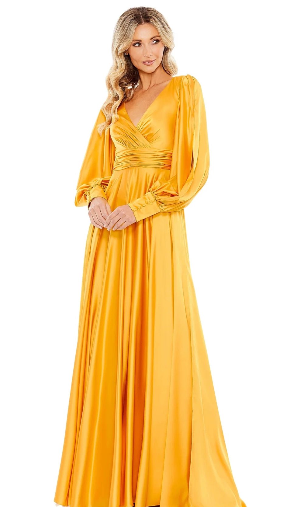 Celebrity Style Ieena Duggal - 67847 Bishop Sleeve Gown