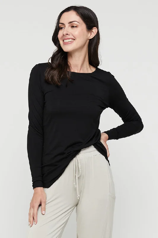 Versatile Itinerary Margot Top - Black