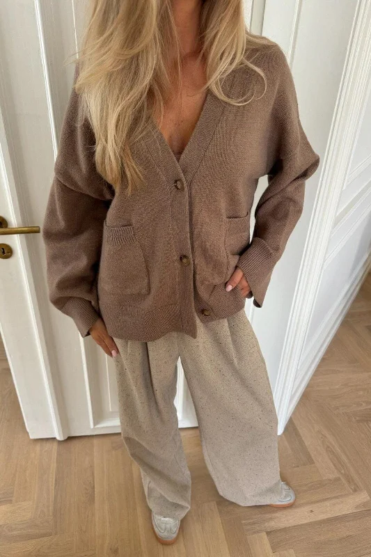 Personalized print BYIC - Mollyic Cardigan - brown Brown