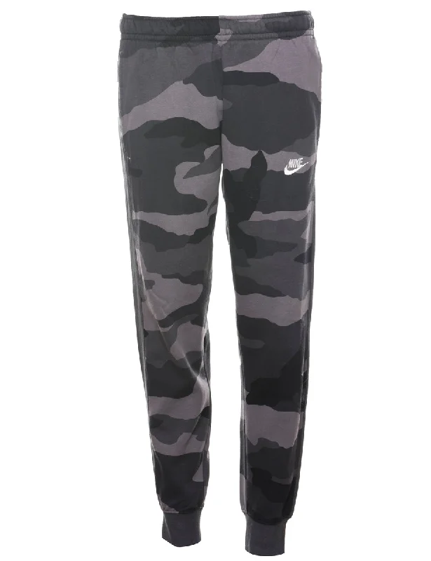 Retro Design Nike Camouflage Jogging Bottoms - W26 L28