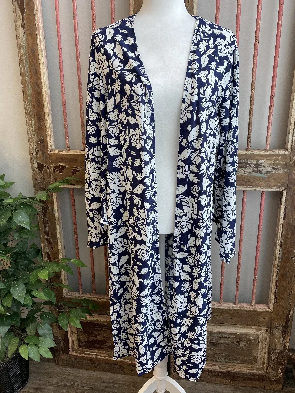 Fresh Comfort Split It Women's Floral Bell Sleeve Kimono