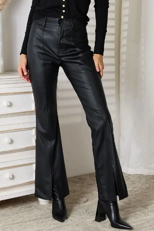 Light Comfort Kancan Slit Flare Leg Pants