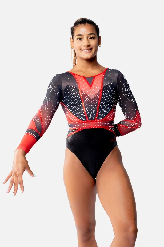 Light And Breathable Deville Red Long Sleeve