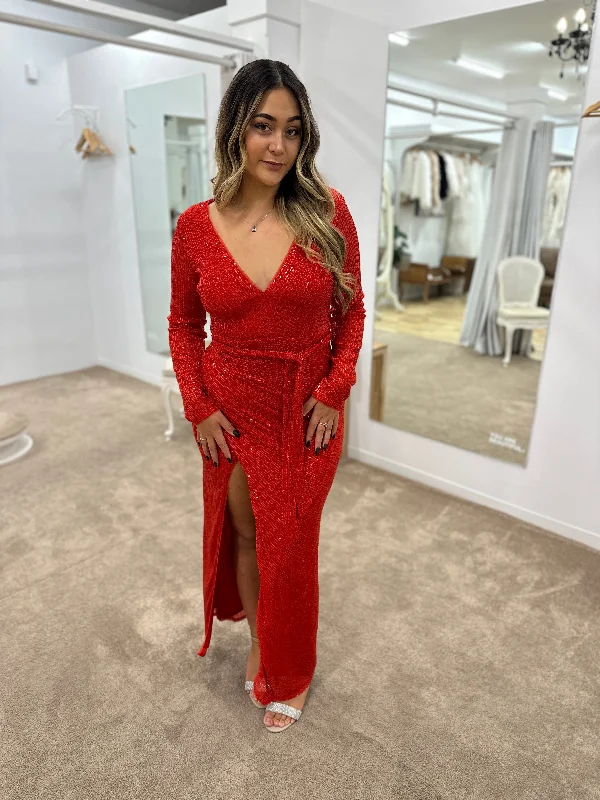 Youthful Zoila Long Sleeved Maxi