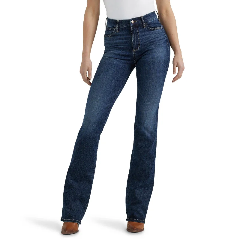 Casual And Versatile Wrangler Bespoke Bootcut High Rise Jean