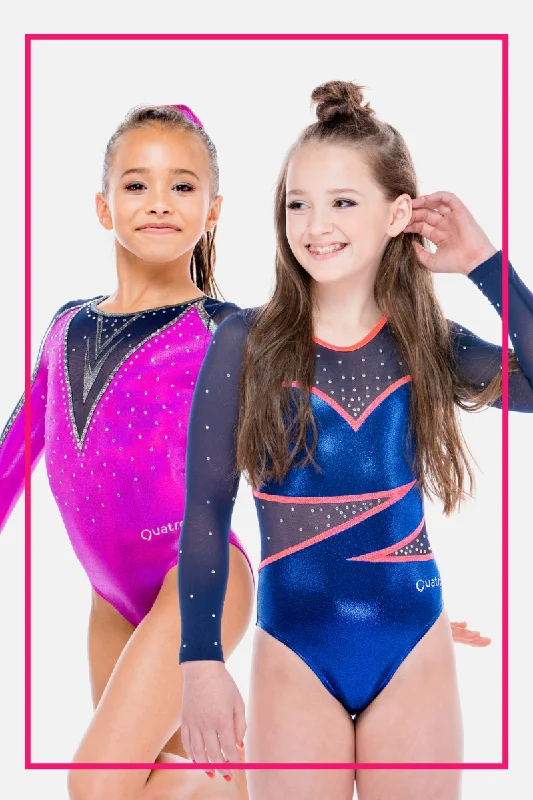 French Style Grab Bag Long Sleeve Leotard