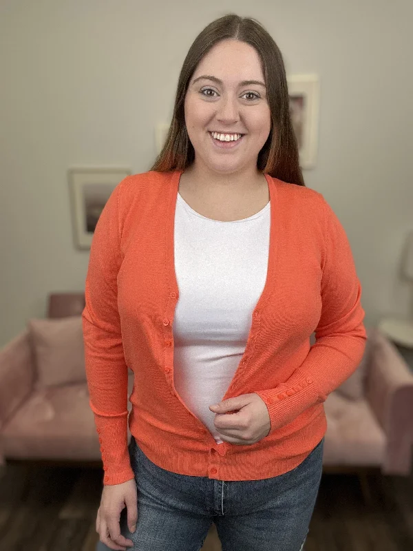 Effortless Wear The One Cardigan We All Need Women's Button Down V-Neck Cardigan