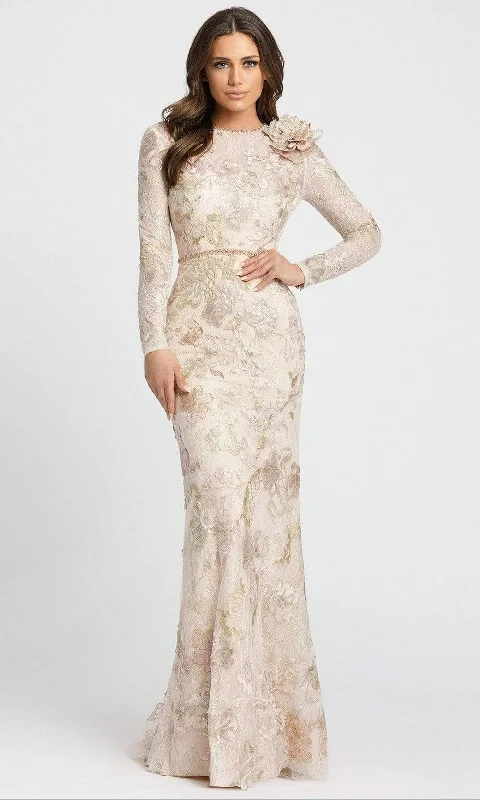Exquisite Tailoring Mac Duggal - 11174 Long Sleeve Floral Mother of the Groom Gown