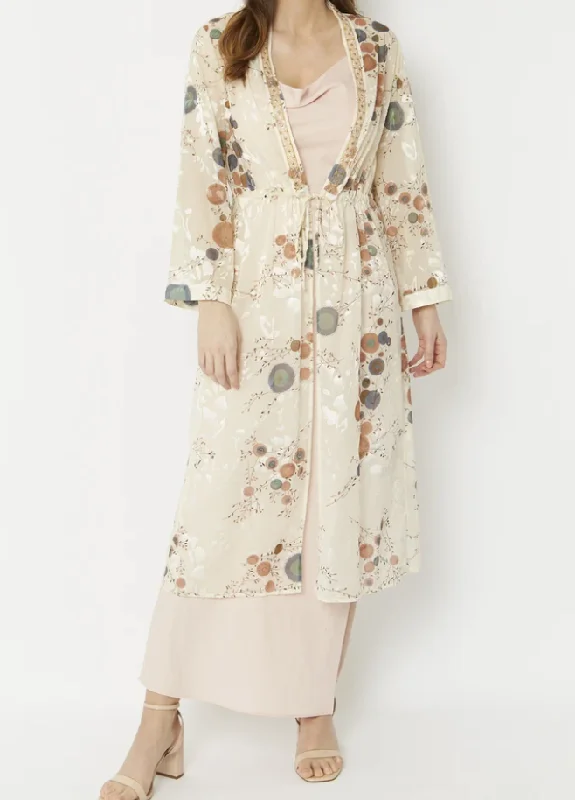Light Comfort Silk Devore Kaftan