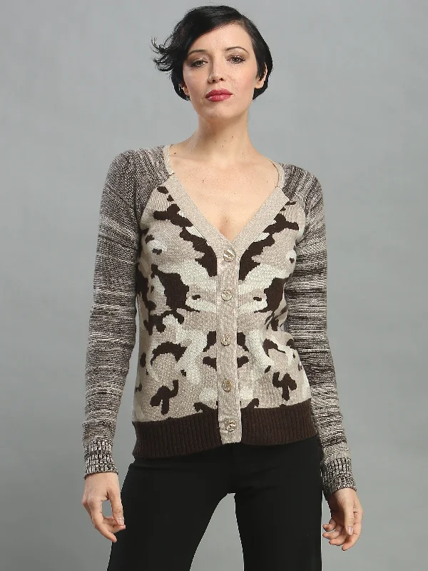 Fresh And Simple Camouflage Cardigan