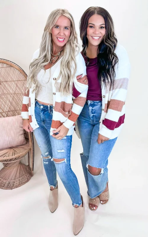 Fun and cute Button Bliss Stripe Cardigan by Salty Wave*DEAL-COUPON EXCLUDED