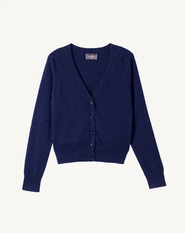 Raglan-sleeved cardigan