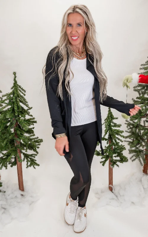 Sweet breath Hooded Waffle Cardigan