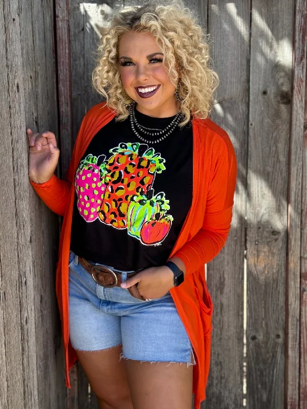Style Design Hudson Orange Cardigan by Texas True Threads