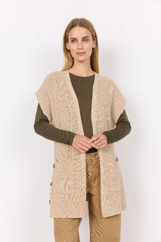 Retro Style Julia Cardigan - Sand