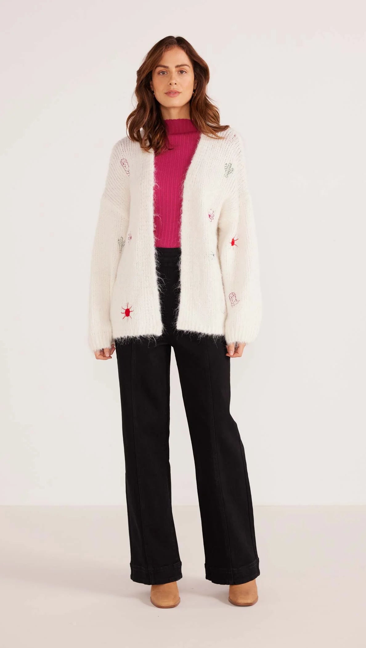 Street Show-off Style Rosalie Motif Knit Jumper
