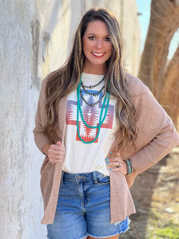 Fashion Trend Shaylee Tan Knit Cardigan