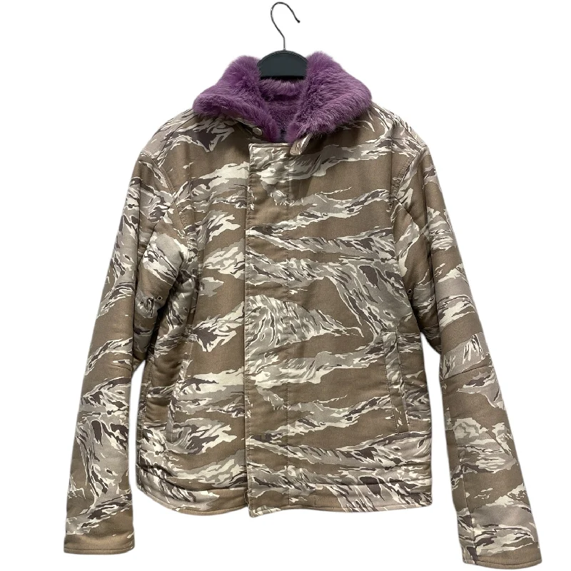 Trendy Comfort UNDERCOVER/Trench Coat/S/Camouflage/Cotton/MLT/FUR HOOD
