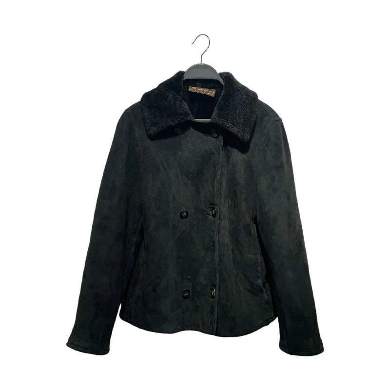 High-end Design Loro Piana/Coat/44/Leather/BLK/
