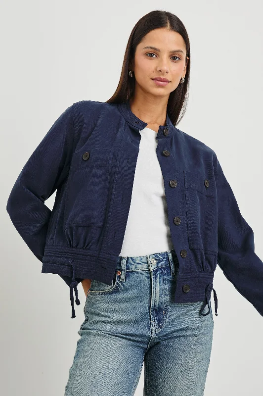 Elegant Comfort ALMA JACKET - NAVY