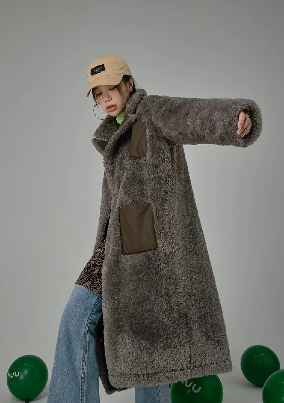 Practical Style What Did You Expect Fleece Long Coat