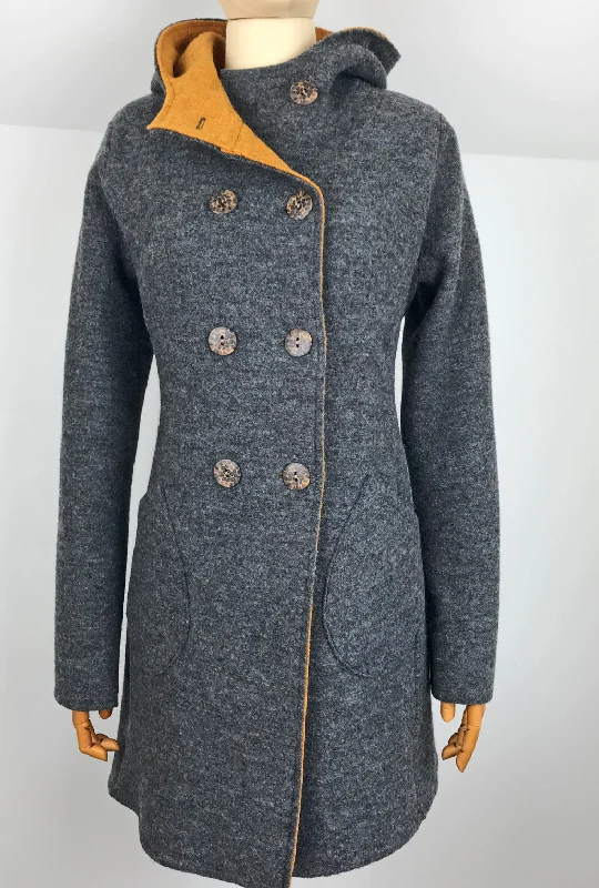 Retro Prints CAR COAT · charcoal
