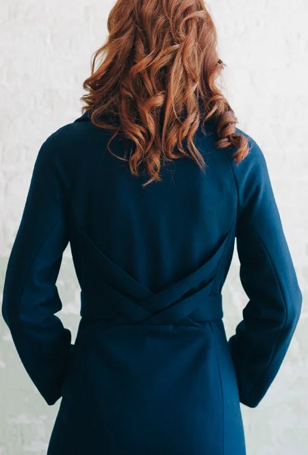 Fresh Wear CROSSBAR RAGLAN COAT · navy
