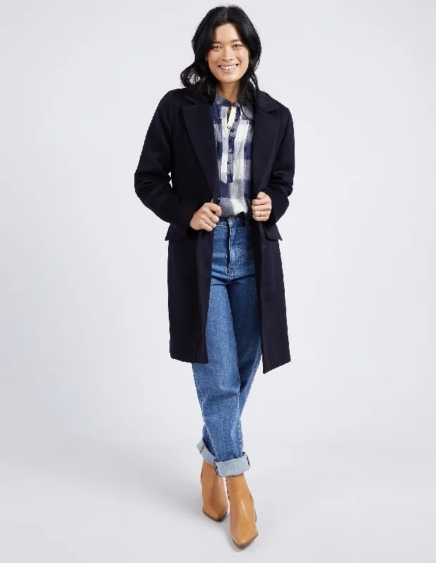Trendy Casuals Elm Tamsin Coat Dark Sapphire