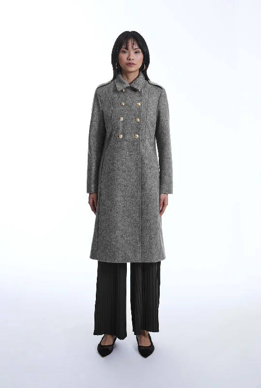 Grey Military Coat