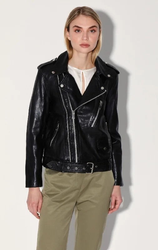 Goddess Style Kingsley Jacket, Black - VT Leather