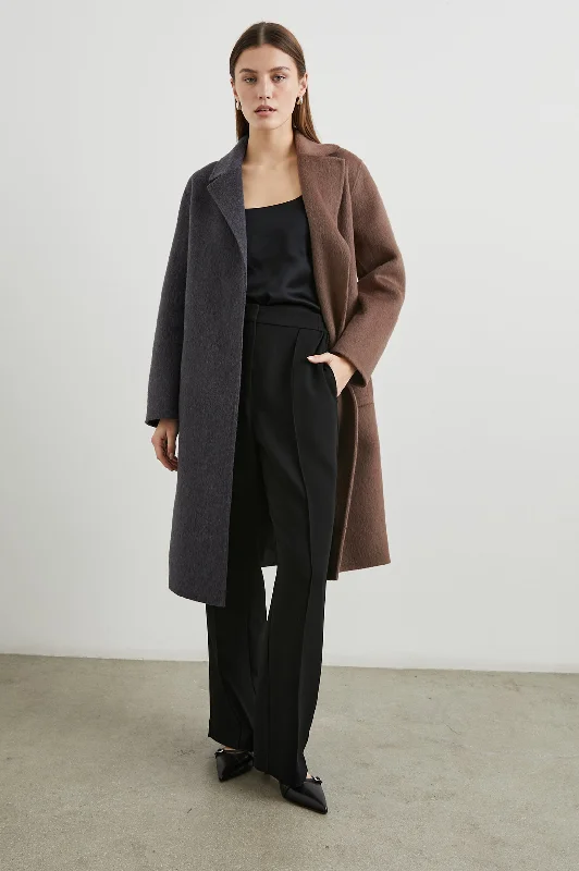 Sports And Leisure LORE COAT - CHARCOAL MINK MIX