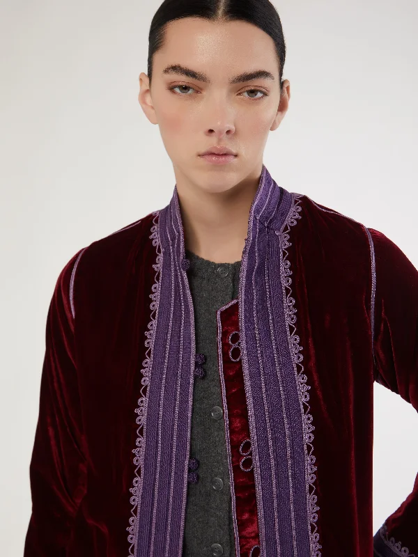 Moroccan velvet jacket