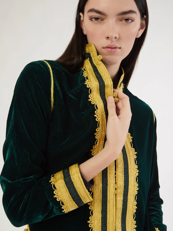 Moroccan velvet jacket