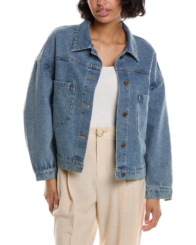 Fashionable Prints Pascale La Mode Denim Shirt