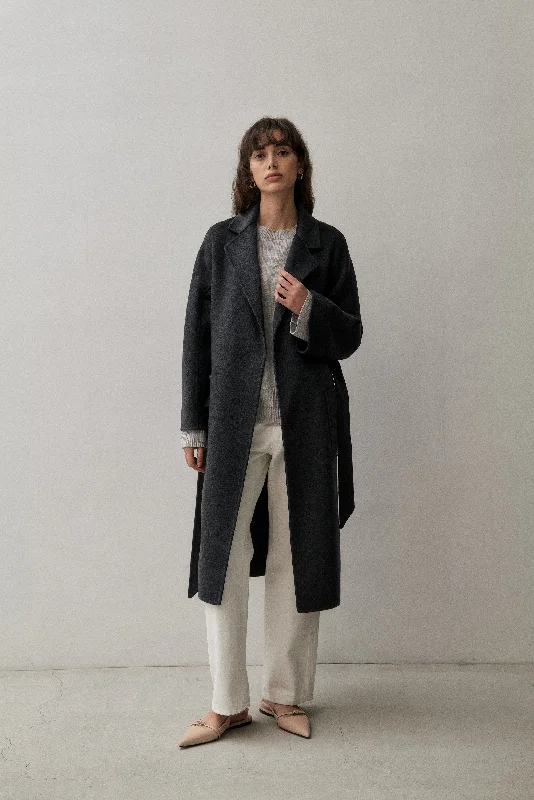 Exquisite Tailoring THE CLASSIC COAT - CHARCOAL