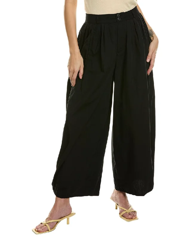 Trendy Traveler AG Jeans Hadley High-Rise Pleated Culotte