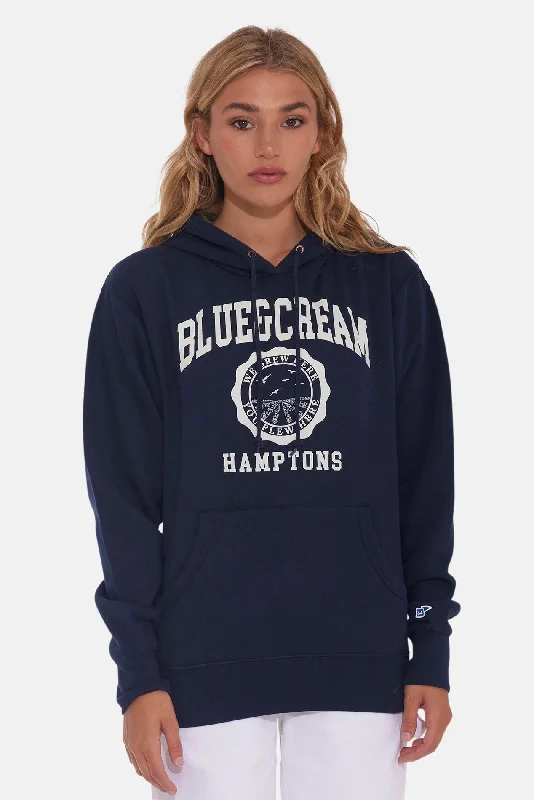 Sexy Fun Hamptons We Grew Here Hoodie Navy