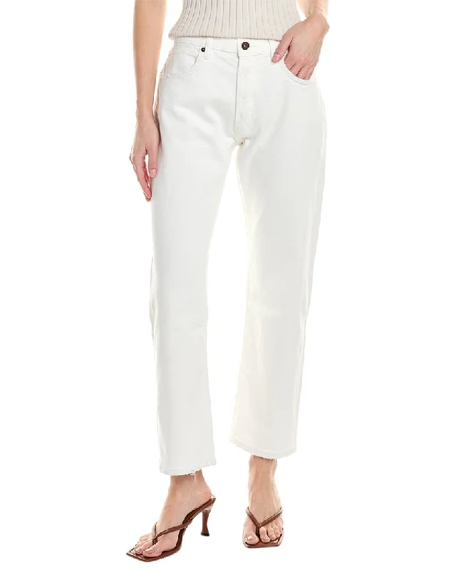 Cool Summer BORO DENIM Tokyo Off White Straight Jean