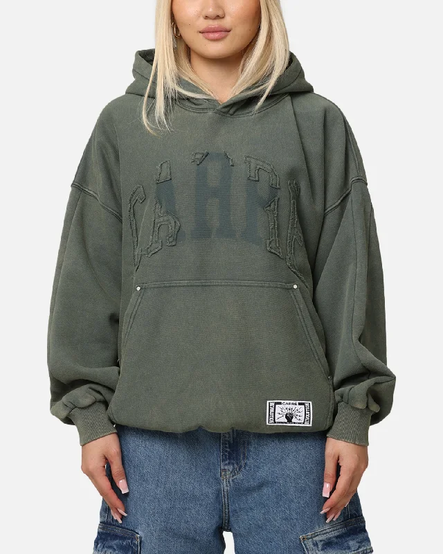Comfortable And Versatile Carre Con-Star Hoodie Rinsed Moss Green