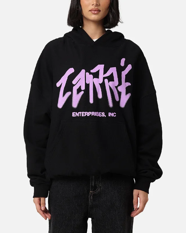 Slim Fit Carre Enterprise Hoodie Black