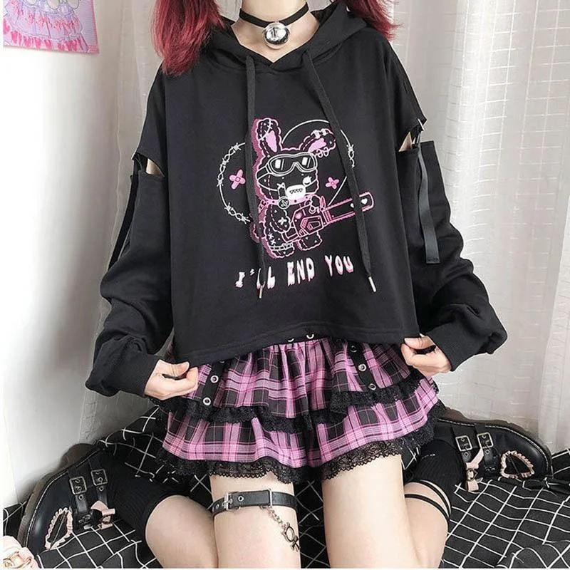 Fresh And Natural Chainsaw Bunny Hoodie