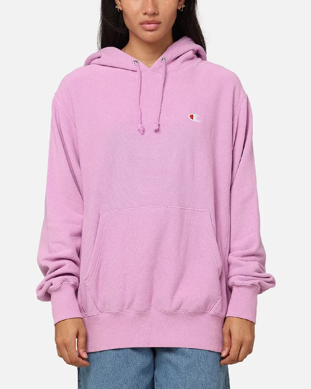 Comfortable and simple Champion Reverse Weave French Terry Hoodie Mauve