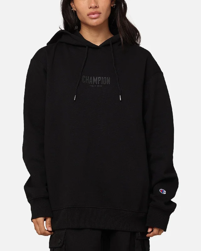 Printed pattern Champion Rochester Base Hoodie Black