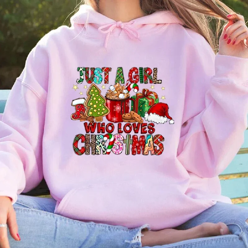 Casual Street Christmas Holiday Lover Gift Hoodie