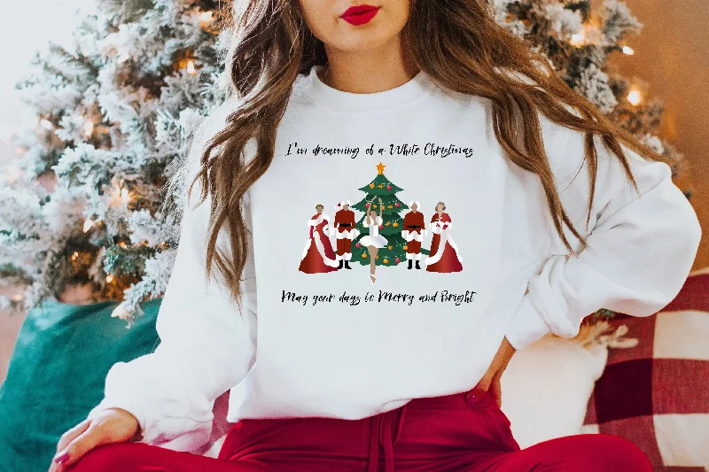 Fashion Must-have Dreaming White Casual Sport Female Christmas Hoodie