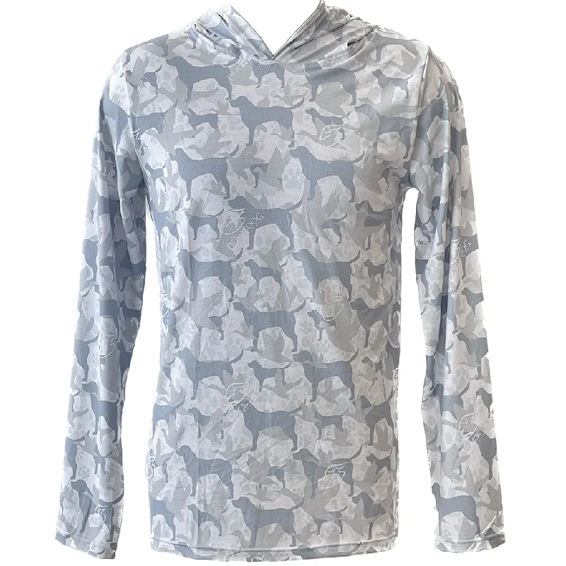 Unique Design Duck Dog Original Camo - Long Sleeve Hoodie Unisex Performance T Shirt,  Sunproof SPF 50+