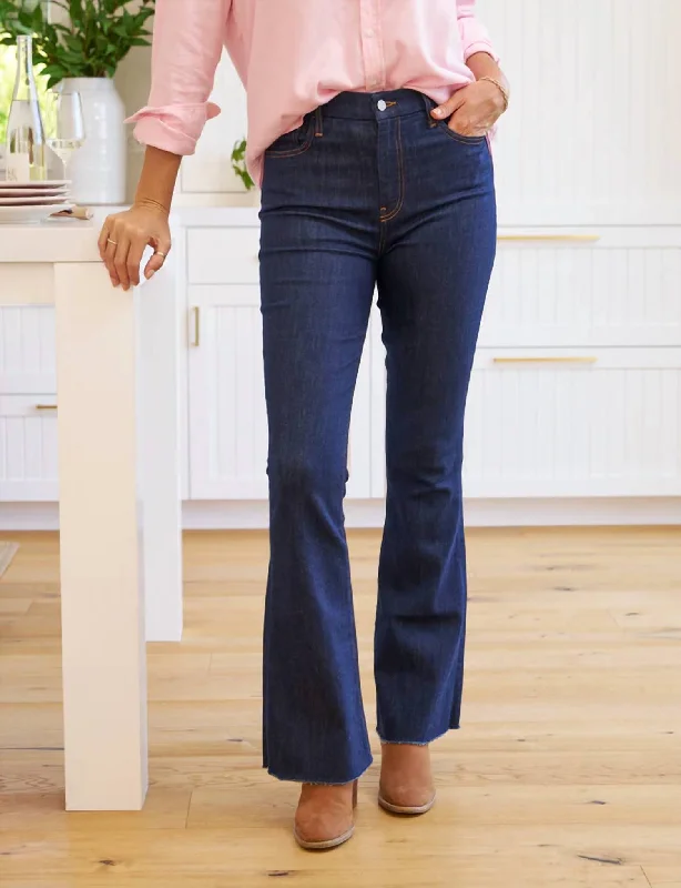 Sports Design Flannigan Flare Jeans In 1979 Clear Rinse Wash
