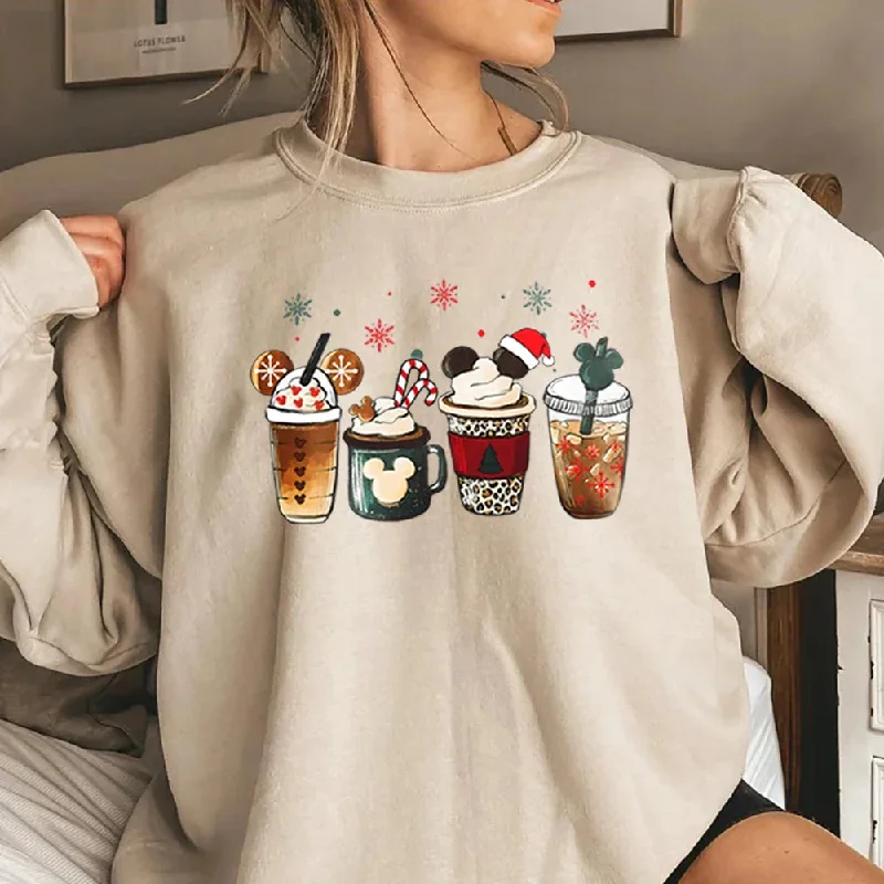Elegant And Elegant Gingerbread Coffee Magic Kingdom Christmas Hoodie