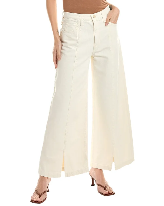 Boutique style HUDSON Jeans James Ecru High-Rise Wide Leg Jean