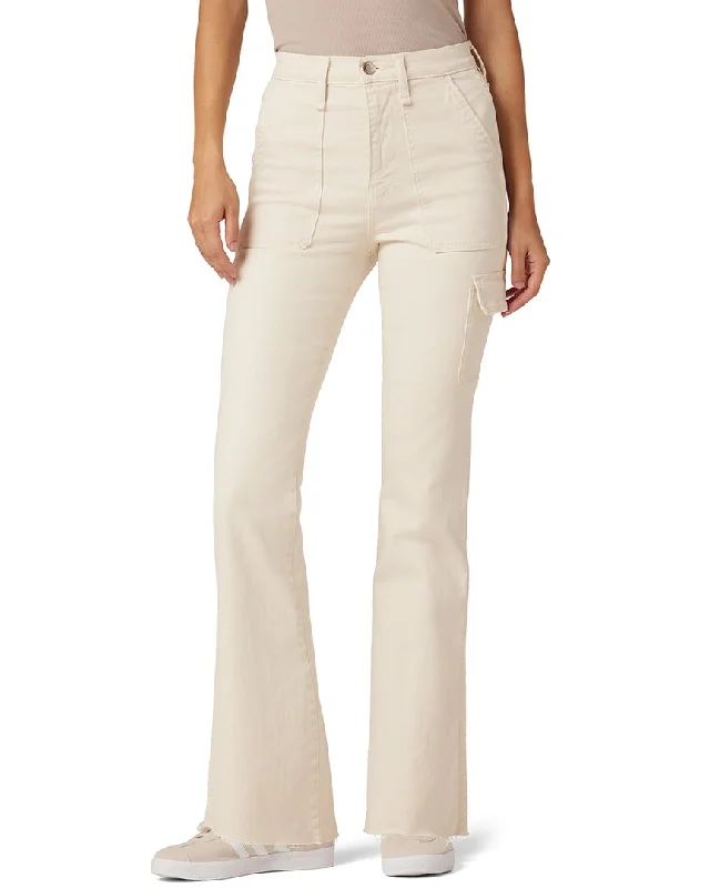 Relaxed And Casual HUDSON Jeans Utility Faye Ultra High-Rise Bootcut Egret Jean